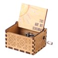thumbnail image 3 of Juguete Musical Caja de música con manivela retro tallada en madera You Are My Sunshine Music Box (B) Wdftyju Libre de BPA, 3 of 4
