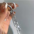 thumbnail image 4 of HAHDAXIA Manchons d'Oreille pour Femmes, Cartilage Sans Perçage, Ensemble de Boucles d'Oreilles à Clip, Manchons d'Oreille Ajustables, Ensemble de Boucles d'Oreilles, Acier Inoxydable, Clip d'Oreille Hélix pour Adolescentes, 4 of 7