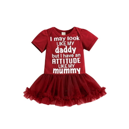 

Calsunbaby Summer Newborn Baby Girls Romper Infant Sweet Style Letter Printing Mesh Skirt Splicing Short Sleeve Round Collar Jumpsuit