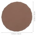 thumbnail image 2 of Milisten Funda Para Asiento De Taburete Redondo Marrón De PU Resistente Con Ajuste Elástico Para Uso En Casa, 2 of 7