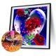 thumbnail image 2 of 5D bricolaje taladro completo forma redonda amor rosa diamante diamante dibujo para el hogar Likrtyny Arte deco, 2 of 9