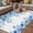Blue, variant on Spring Blue Floral Outdoor Rug for Patio/Deck/Porch, Non-Slip Large Area Rug 6 x 9 Ft, Farmhouse Weeping Floral Leaves Indoor Outdoor Rugs Washable Area Rugs, Reversible Camping Rug Carpet Runner
