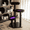 Purple, variant on Happy & Polly 41.3" Gothic Plush Cat Tree for Cats of All Stages, Purple, Large