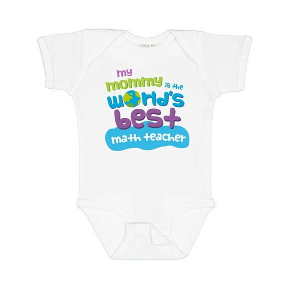 Inktastic Math Teacher Gifts for Kids Boys or Girls Baby Bodysuit