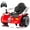 Red, variant on Joyracer 24V Ride on Toys with Remote Control, Bumper Car for Kids, 2*100W Power Car Wheels for Big Kids, 3 Speeds, 360Â°Spin, 3-Speed, EVA Rubber Tires, Horn/Bluetooth/Music/MP3, Red