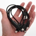 thumbnail image 3 of AURARMLET Cable De Carga Para Vehículo Negro Datos Y Seis Tipo C Universal, 3 of 8