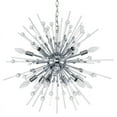 thumbnail image 2 of Bethel International Clear Glass Sputnik Chandelier with Chrome Hardware, 2 of 2
