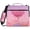 Pink Heart-shaped Tree, variant on Zipper Binder with Shoulder Strap 2 inch 3 Ring Waterproof File Folder Organizer Bag 500 Sheet Pink Dreamy Heart