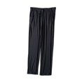 thumbnail image 2 of Men Cotton Pajama Pants Lightweight Soft Pj Trouser Bottoms Casual Lounge Pants with Pocket Size 3XL Black, 2 of 7