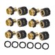 thumbnail image 2 of Conector rápido para manguera de jardín de 3/4 de pulgada, adaptadores de grifo de repuesto macho y hembra 6 juegos, 2 of 8