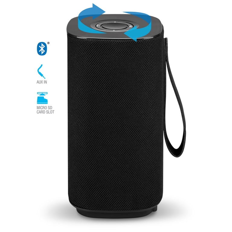 iLive Wireless Portable Fabric Speaker, ISB180B, Black - Walmart.com