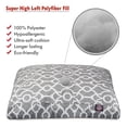 thumbnail image 2 of Majestic Pet | Athens Rectangle Pet Bed For Dogs, Removable Cover, Gray, Large, 2 of 5