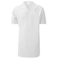 thumbnail image 1 of 7Encounter Unisex Multifunctional Short Sleeves Wrap Smock White Size L/XL, 1 of 4