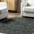 thumbnail image 6 of nuLOOM Elspeth SpinClean Casual Faded Machine Washable Area Rug, 7' 3" x 9' 3", Elspeth Charcoal, 6 of 7