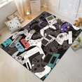 thumbnail image 1 of Gamer Controller Area Alfombra antideslizante Felpudo Home Runner Alfombra Dormitorio Interior Alfombra de juegos al aire libre Kindergarten Throw Mat Yoga Mat, 1 of 5