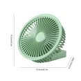 thumbnail image 4 of Ventilador de refrigeración por aire plegable, ventilador de mesa silencioso de 3 velocidades y 1200 mAh para cocina, coche, Camping Tmvgtek Libre de BPA, 4 of 4