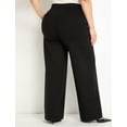 thumbnail image 5 of ELOQUII Women's Plus Size Tall The Ultimate Stretch Wide Leg Pant, 5 of 6