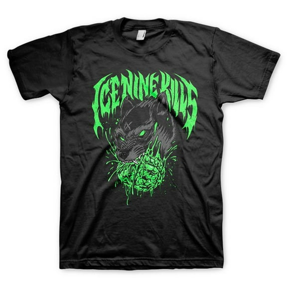 Ice Nine Kills Men's Wolf Logo T-Shirt Medium | Officially Licensed Merchandise