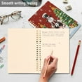 thumbnail image 5 of WOBOGO Christmas Snowman Notebook College Horizontal Grid Paper Ink Spill Resistant Water Resistant Cover 8.3x5.7x0.4in, 5 of 8