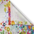thumbnail image 3 of Ambesonne Floral Kitchen Curtains, Summer Lady Silhouette, 55"x39", Multicolor, 3 of 3