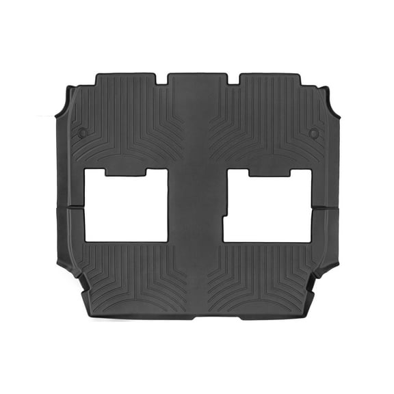 WeatherTech Custom Fit FloorLiners compatible with 2024-2024 Chrysler Pacifica Hybrid - One piece - 2nd and 3rd row coverage, Black