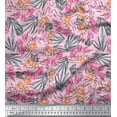 thumbnail image 1 of Soimoi Cotton Poplin Fabric & Orchids Floral Printed Craft Fabric by The Yard 42 Inch Wide, 1 of 1