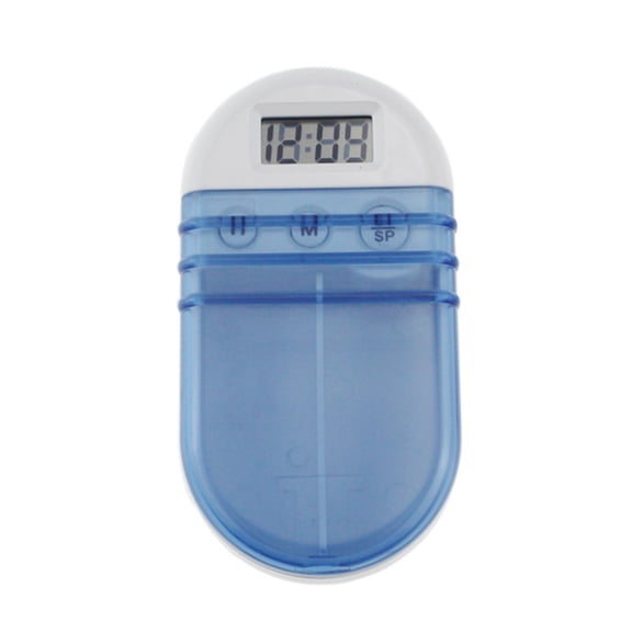 Portable Electronic Pill Box with Timer - Stay Organized and on Schedule