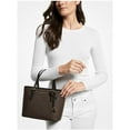 thumbnail image 4 of Michael Kors Womens XS Carry All Jet Set Travel Womens Tote 35T9GTVT0B-BRN/BLK (BROWN/BLK), 4 of 4