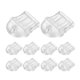 thumbnail image 5 of 12 tapones antipolvo transparentes para puerto de carga de teléfono móvil tipo C. Fáciles de insertar y quitar., 5 of 7