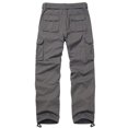 thumbnail image 2 of TRGPSG Cotton Comfort Cargo Pants For Men With 7 Pockets,Casual Relaxed Fit Work Pants(No Belts)Gray,Size 36, 2 of 7