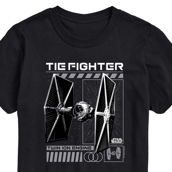 Star Wars - Tie Fighter Men's Short Sleeve Graphic T-Shirt