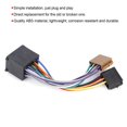 thumbnail image 2 of Arnés de cableado de radio de coche, kit de conector estéreo de arnés de cables de altavoz de coche Cable de arnés de conector de línea de audio Adaptador de enchufe ISO compatible con E36 E46 E39 Amonsee No, 2 of 6