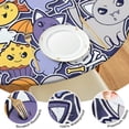 thumbnail image 4 of Halloween Cute Icons Collage Pattern Round Fitted Tablecloth with Elastic Edge,Dining Table Cover Waterproof,Outdoor Round Tablecloth for Camping,Dining,Indoor and Outdoor, 4 of 7