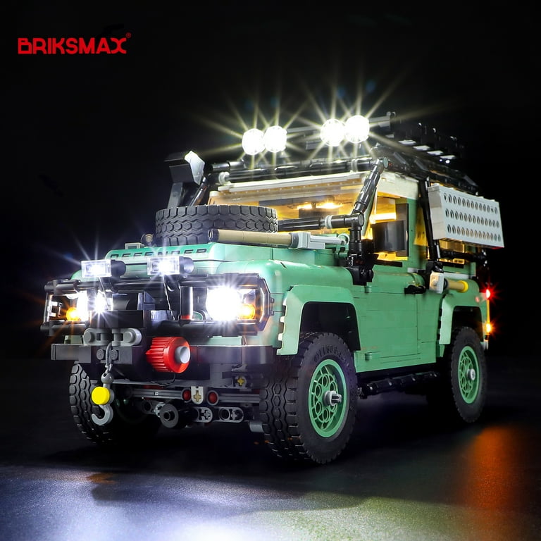 BRIKSMAX Led Lighting Kit for LEGO Icons Land Rover Classic Defender 90  10317 Building Kit(Not Include the Building Set) 