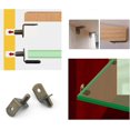 thumbnail image 3 of 6mm L-Shaped Shelf Brackets with Hole for Cabinets, Furniture, Shelves, Shelving, 60 Units, 3 of 5