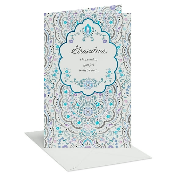 American Greetings Birthday Card for Grandmother (Arabesque Blessings)