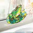 thumbnail image 5 of 89Bloom Frog Stained Glass Hologram Ornament, Stained Glass Suncatcher Ornaments Home Decor, Holographic Ornaments, 5 of 7