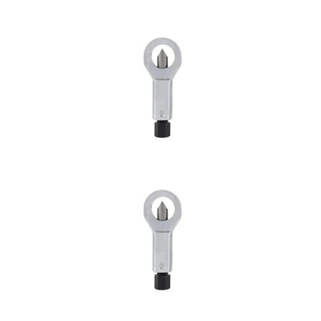 Eigraketly Separador de tuercas rotas, llave inglesa, extractor de galletas, separador, herramientas extractoras manuales de tuercas duraderas, Tuerca/12-16MM 2piezas