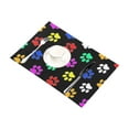 thumbnail image 2 of MYPOP Dog Paw Table Placemat Food Mat 12x18 Inches, 2 of 5