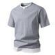 thumbnail image 1 of pstuiky camiseta de hombre, Camiseta deportiva con capucha y botones de moda informal para hombre, manga corta camisetas de hombre xl, 1 of 4
