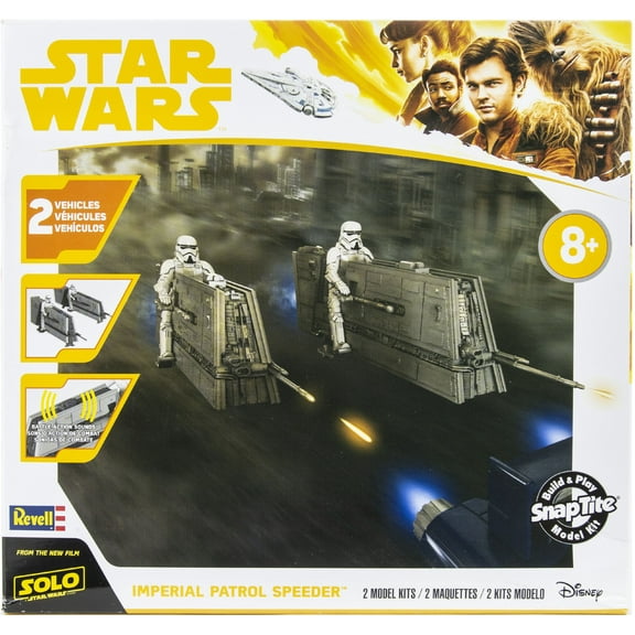 Snap Tite Plastic Model Kit-Imperial Patrol Speeder 1:28