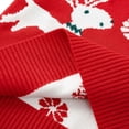 thumbnail image 5 of GYRATEDREAM Toddler Boys Girls Sweatshirts Christmas Reindeer Fleece Crewneck Pullover Xmas Winter Warm Sweaters Tops for 6Y Red, 5 of 7