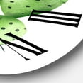 thumbnail image 3 of Designart 'Green Southwestern Cactus' Tropical Wall Clock, 3 of 5