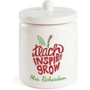 Teach, Inspire, Grow Personalized Storage Jar