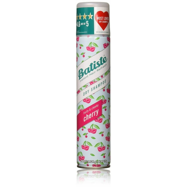 Champú Batiste Dry Cherry, 200 ml (6,73 onzas líquidas), paquete de 6