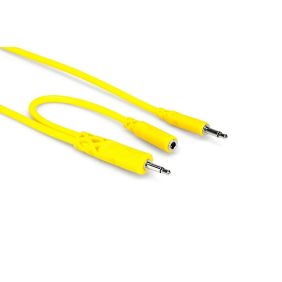 Hosa CMM-545Y Hopscotch Eurorack Patch Cables - 1.5 foot (Yellow) 5-packHosa CMM-545Y Hopscotch Eurorack Patch Cables - 1.5 foot (Yellow) 5-pack