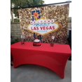 thumbnail image 2 of Your Chair Covers - Stretch Spandex 5 ft Rectangular Table Cover Red for Wedding, Party, Birthday, Patio, etc., 2 of 4