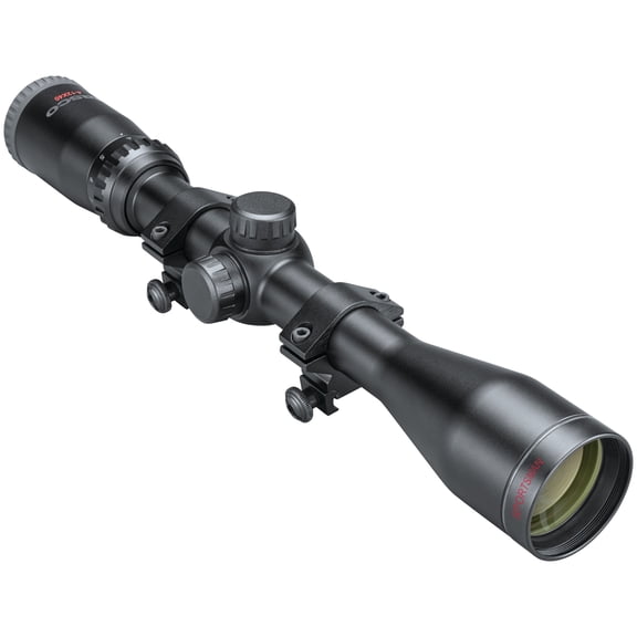 Tasco Sportsman 4-12x40 Riflescope, with Rings, Truplex Reticle, Black