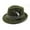 Army Green, variant on German Oktoberfest Hat Traditional Feather Fedora For Parties And Outdoor Events Black,One Size