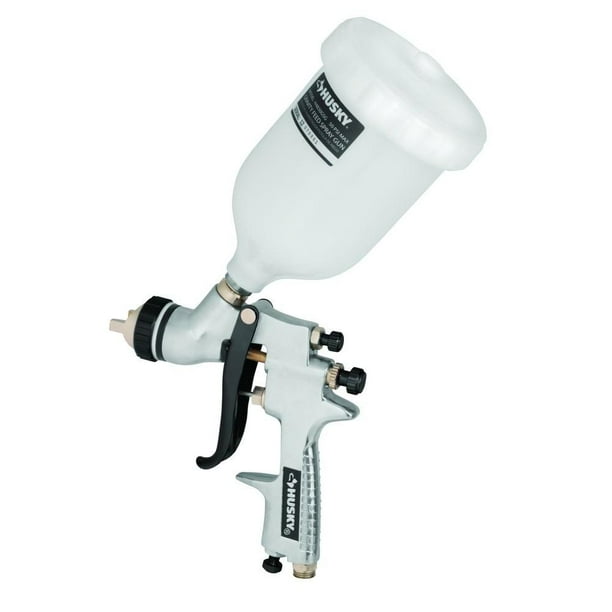Husky Spray Gun Air Paint Sprayer Gravity Feed HVLP Mini Touch Painting